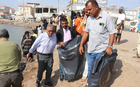 "مملاح عدن نظيف ومستدام" مبادرة شبابية رائدة لتعزيز الوعي البيئي في العاصمة عدن 