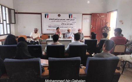 ورشة عمل لطلاب وطالبات المستوى الرابع بكلية التربية والعلوم الإنسانية والتطبيقية سقطرى