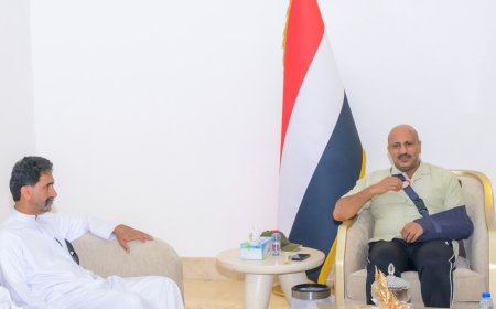 المدير العام التنفيذي لشركة الغاز يطمئن على صحة نائب رئيس مجلس القيادة الرئاسي