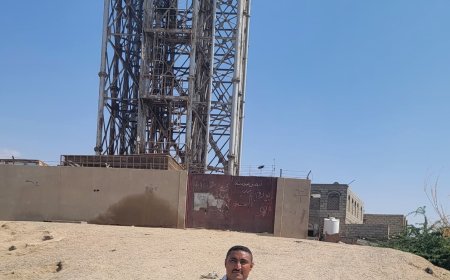 خزان مياه أحور بأبين آيل للسقوط.. فمن يتلافاه ..؟!