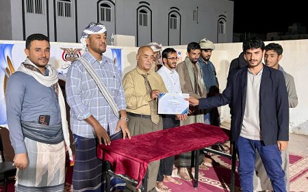 سكن الرواد الجامعي بعتق يقيم أمسية ثقافية بحضور مدير عام مكتب التعليم الفني والتدريب المهني بشبوة
