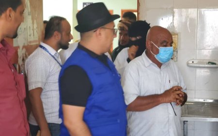 منظمة الهجرة الدولية تدشن عملها في مستشفى العارة بمديرية المضاربة 