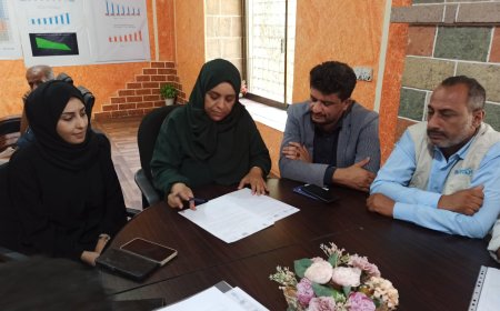 توقيع مذكرة تفاهم لتشجير عدد من شوارع تعز