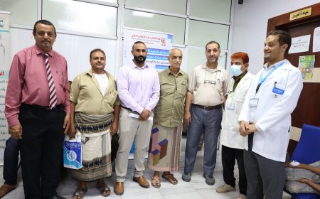 مستشفى عدن الألماني الدولي ينجح بتنظيم الحملة الطبية المجانية باليوم العالمي للسكري في العاصمة عدن