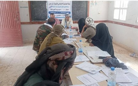 الصندوق الاجتماعي يدشن مرحلة تفعيل اللجان واعداد خطط التكيف بمركز الرواد بمديرية أحور