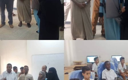 تدشين العمل في غرف مصادر التعلم في مدرسة الفقيد / عبده فاضل