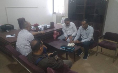 مدير عام مستشفى الأمراض النفسية والعصبية يلتقي فريق منظمة ديفرستي