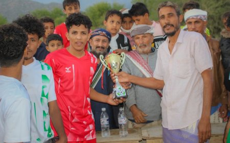 نجوم الحضن يخطفون كاس اربعينة الفقيد الاستاذ نبيل الحجر على حساب نجوم جوبان المستضيف