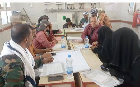 الصندوق الاجتماعي يختتم الدورة التدريبية لمندوبي القرى الخمس فى مركز الراود بأحور
