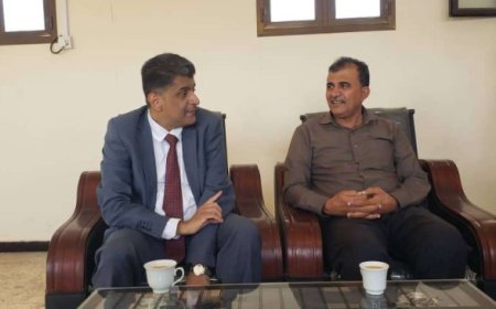 نائب رئيس انتقالي أبين يطلع على أوضاع كلية المجتمع التقنية