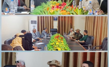 رئيس هيئة المواصفات والمقاييس ومدير عام أمن المنطقة الحرة بعدن يبحثان سبل التنسيق المشترك