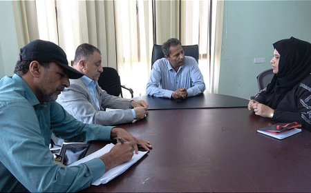 محافظ ابين يلتقي منسقة منتدى التنمية السياسية