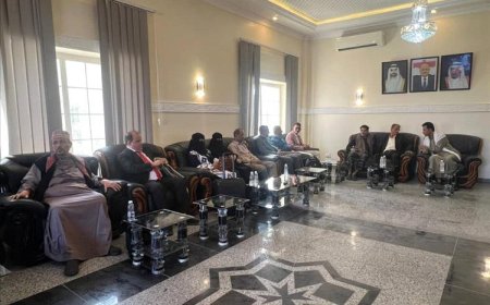 وفد وزارة الشؤون الاجتماعية والعمل يصل مدينة المكلا
