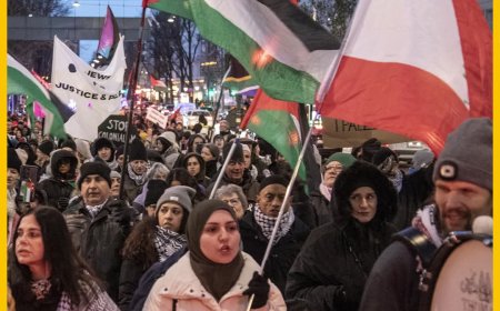 احتجاجات أوروبية ضد العدوان الاسرائيلي المستمر في فلسطين ولبنان