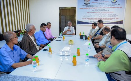 مركز دراسات وعلوم البيئة بجامعة عدن يبحث مجالات التعاون مع منظمة اليونبس