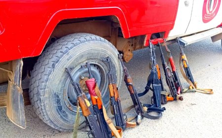 قوات الشرطة العسكرية الجنوبية تضبط عدد من الأسلحة غير المرخصة في مديرية المنصورة 