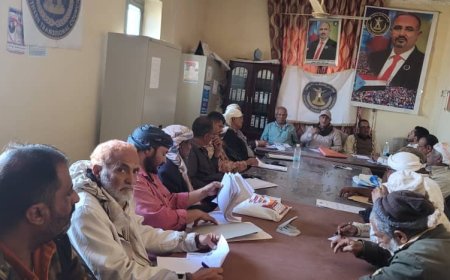 الضالع.. مجتمعية الحصين تعقد اجتماعها الدوري وتناقش إعادة هيكلة وتصحيح بعض المراكز