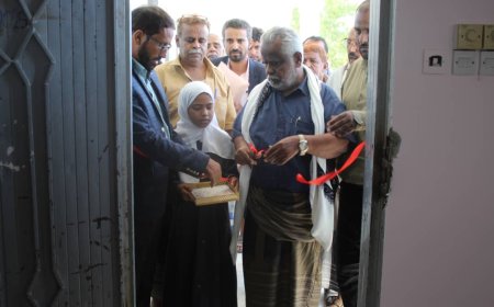 بتمويل كويتي مدير عام ميفعة يستلم مشروع ترميم تسعة فصول وهنجر في مدرسة جول الريدة للبنات