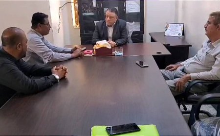 أمين عام محلي أبين يناقش مع مدير عام التخطيط أوضاع مديرية احور