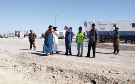 ثابت عوض وزعبنوت يدشنان مشروع سفلتة ساحة جمرك شحن