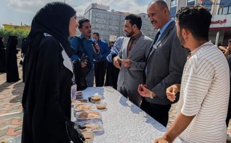 طلاب الجامعة الألمانية الدولية - عدن ينظمون فعالية خيرية لصالح المحتاجين