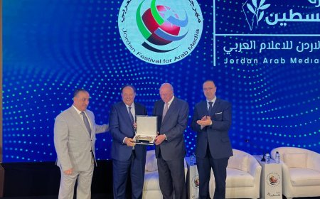 الرئيس علي ناصر محمد يشارك في المهرجان الاردني للاعلام العربي - نصرة فلسطين