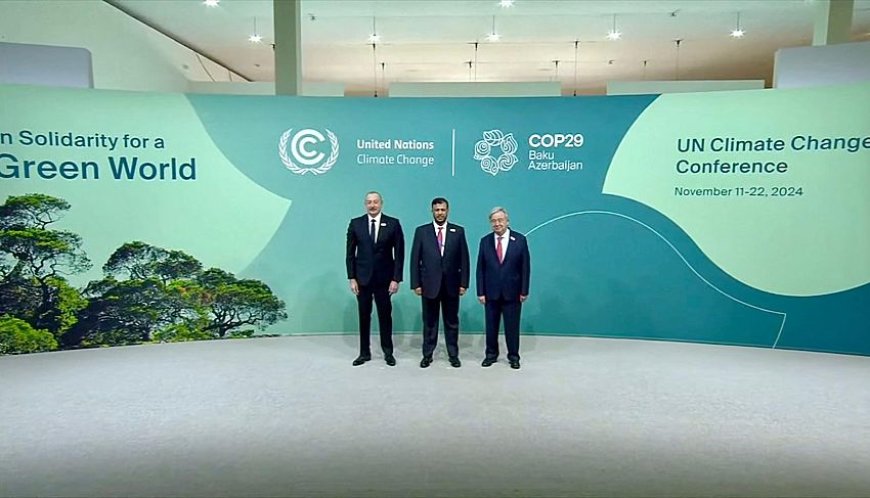 انطلاق فعاليات مؤتمر قمة المناخ (COP29) بمشاركة عضو مجلس القيادة د عبدالله العليمي