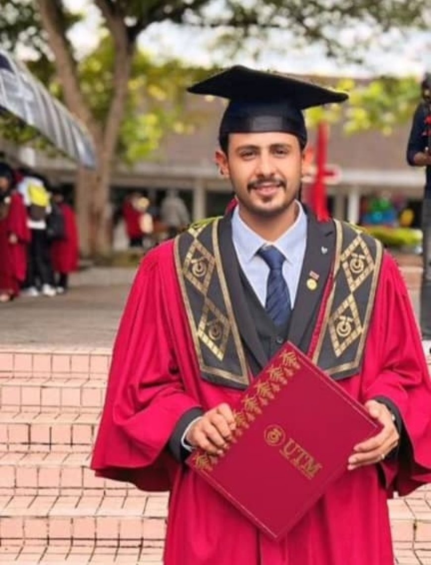 تخرج المهندس محمد احمد البطاطي من جامعة ماليزيا للتكنولوجيا بامتياز