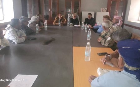 بحضور قيادة السلطة المحلية وأنتقالي جحاف.. تدشين امتحانات الفصل الدراسي الأول لمدارس التعليم الأساسي والثانوي