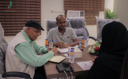 مؤسسة إسناد للتنمية والأعمال الإنسانية تستقبل وفد مؤسسة فينا خير بالمكلا