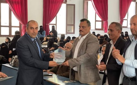 تزامنا مع انطلاق حملة التحصين ضد مرض الكوليرا بمحافظة تعز  