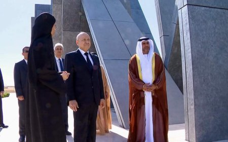 رئيس مجلس القيادة يزور واحة شهداء دولة الإمارات العربية المتحدة