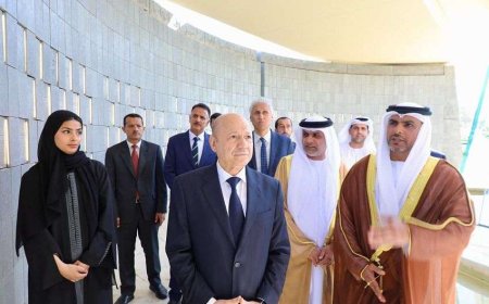 العليمي يزور واحة شهداء دولة الإمارات