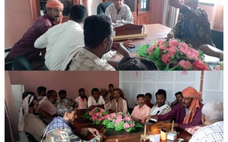 أمين عام محلي زنجبار يلتقي عدد من أهالي منطقة القريات ويناقش أهم الاحتياجات. 