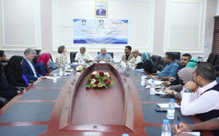 جامعة عدن والبنك الدولي يبحثان مجالات التعاون المشترك