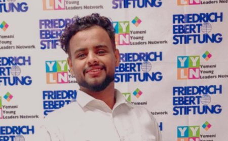 هاشم شيخان يرفع راية محافظة ابين دولياً بقبوله في برنامج العدالة المناخية والشباب العربي