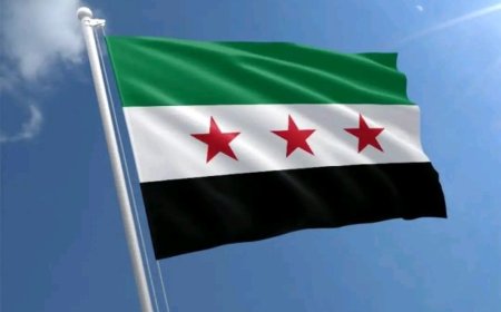 رسمياً علم سوريا الجديد يرفرف في سمائها