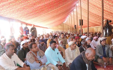 لقاء موسع في هضبة حضرموت لممثلي القوى السياسية   والمجتمعية و الاتحادات والنقابات والعلماء والإعلاميين والشباب