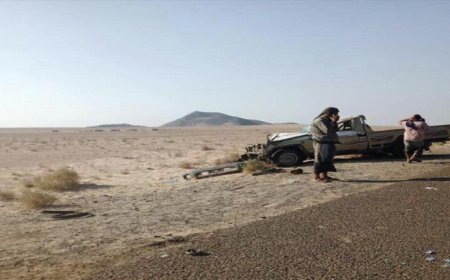 لحج.. وفاة 5 وجرح 11 بحاث مروع  لطقم عسكري "أسماء"