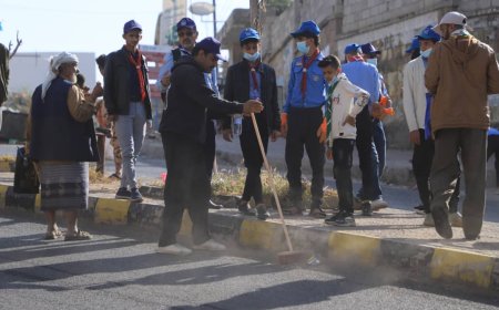 تعز.. تدشين حملة نظافة واسعة بمناسبة يوم التطوع العالمي