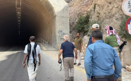 وصول خبير الأنفاق التركي للاطلاع على الحالة الفنية للأنفاق في المهرة