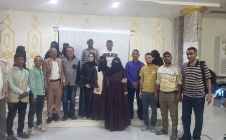 فريق مؤسسة عدن للفنون والعلوم يشارك في دورة تدريبية بالمخاء حول ( تحديد ، تقييم ، إحالة الأشخاص ذوي الإعاقة إلى الخدمات الإنسانية ).