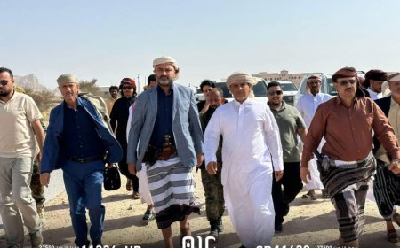 على رأسهم الشيخ راجح والجفري.. وصول فريق التوعية السياسية بالمجلس الانتقالي الجنوبي إلى شبوة
