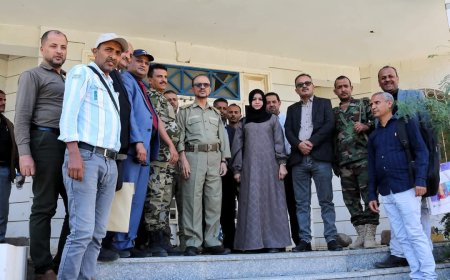 اللجنة الرئاسية تسلم مباني المجمع الصحي للسلطة المحلية بتعز