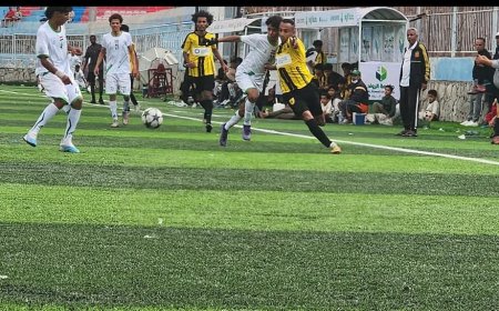 الصقر يتغلب على شعب اب بهدفين مقابل هدف 