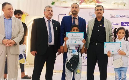 فريق التواصل وتعزيز الوعي السياسي بالانتقالي يكرم أوائل الطلاب في مسابقة الحساب الذهني بأبين