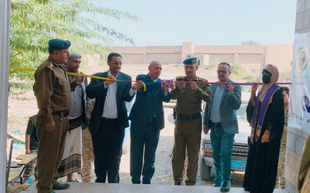 وكيل أول محافظة تعز يفتتح المصحة النفسية في الإصلاحية المركزية 