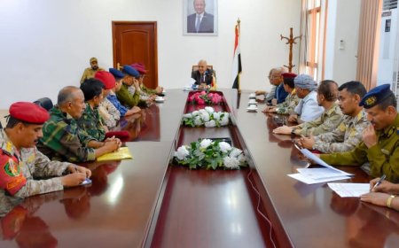 اجتماع للجنة الأمنية بتعز يناقش المستجدات العسكرية والأمنية بالمحافظة 