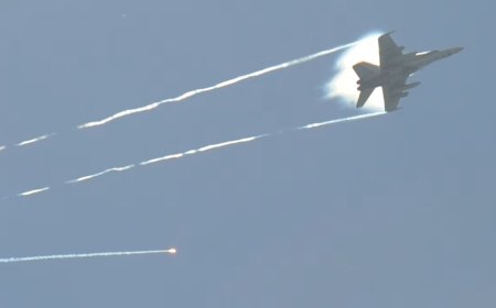 إسقاط مقاتلة أمريكية F/ 18 فوق البحر الأحمر..
