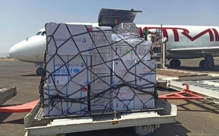 وصول أكثر من 18 ألف طن من لقاحات تطعيم الأطفال إلى عدن
